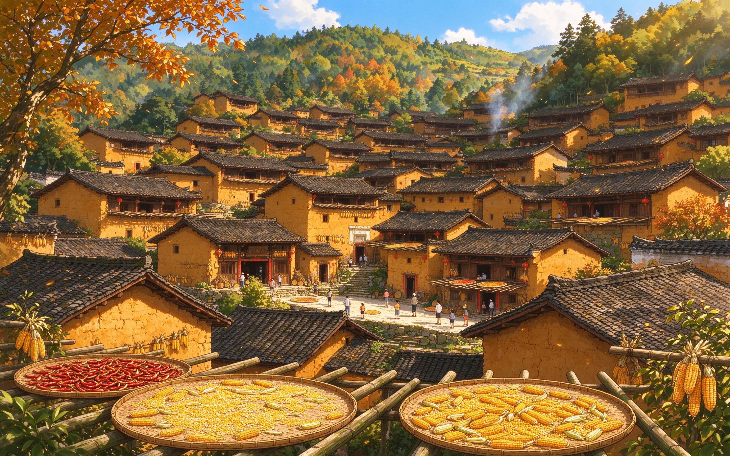 松阳藏在浙南的金色秋天,我住了4晚古村,游客只有丽江零头