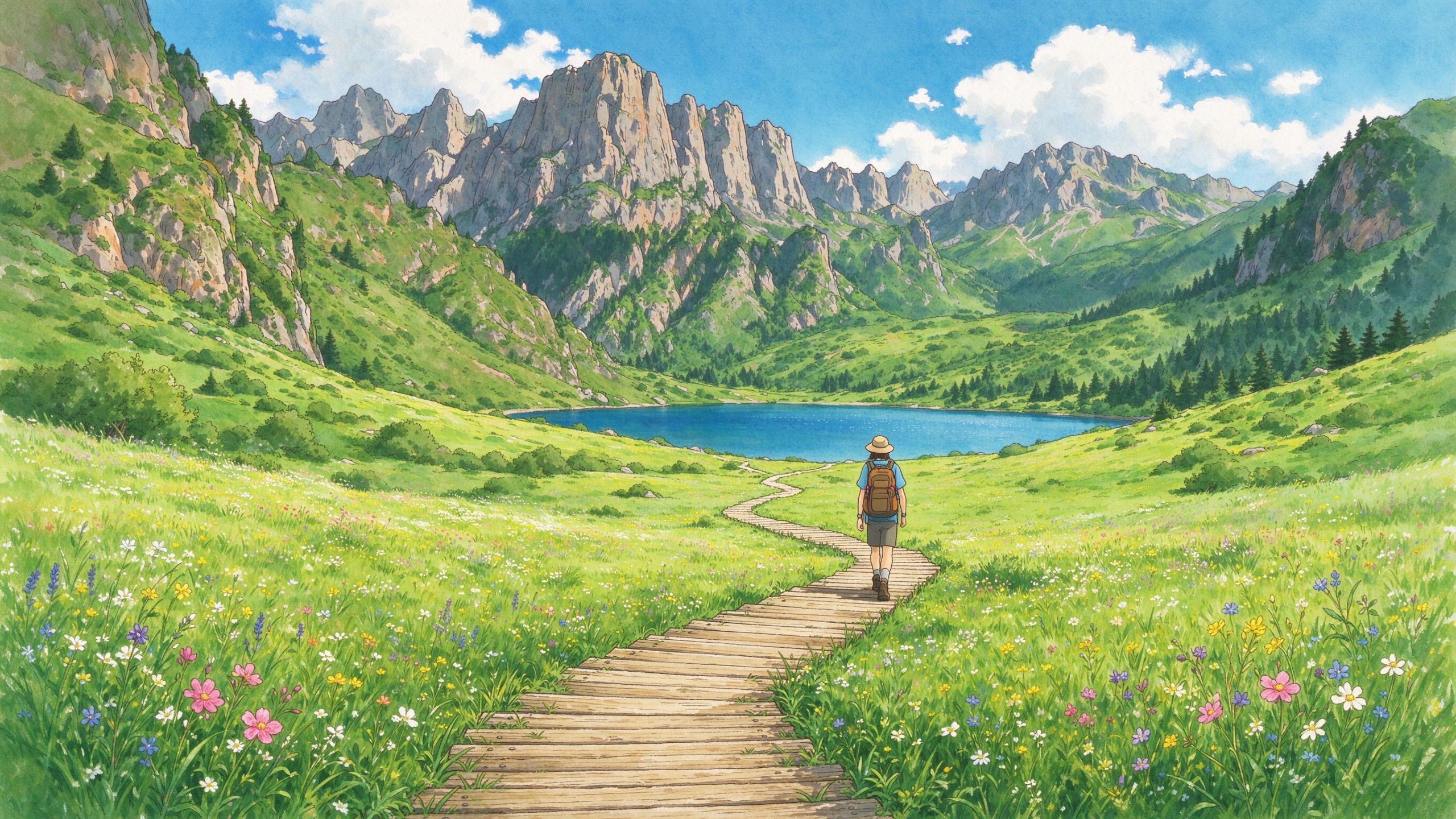 扎尕那仙女湖徒步小路