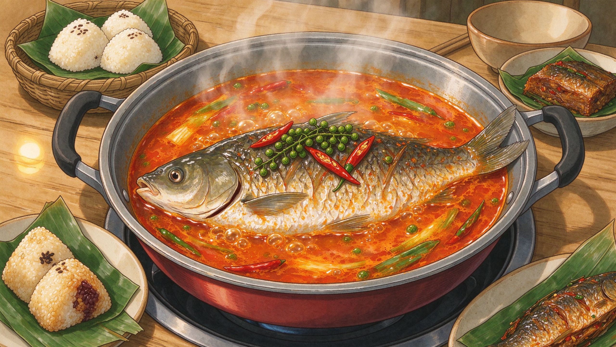 贵州酸汤鱼美食