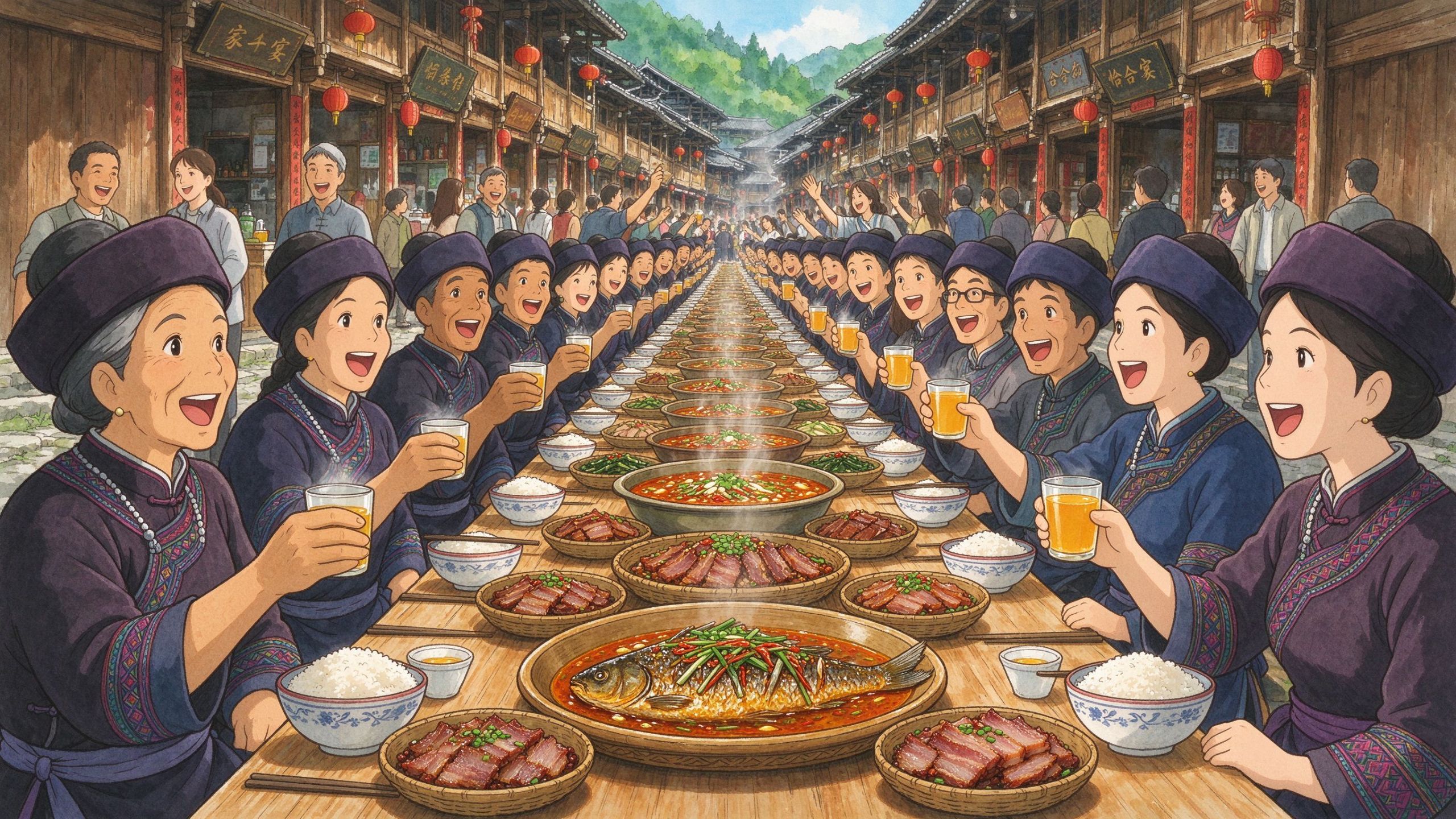 侗族合拢宴
