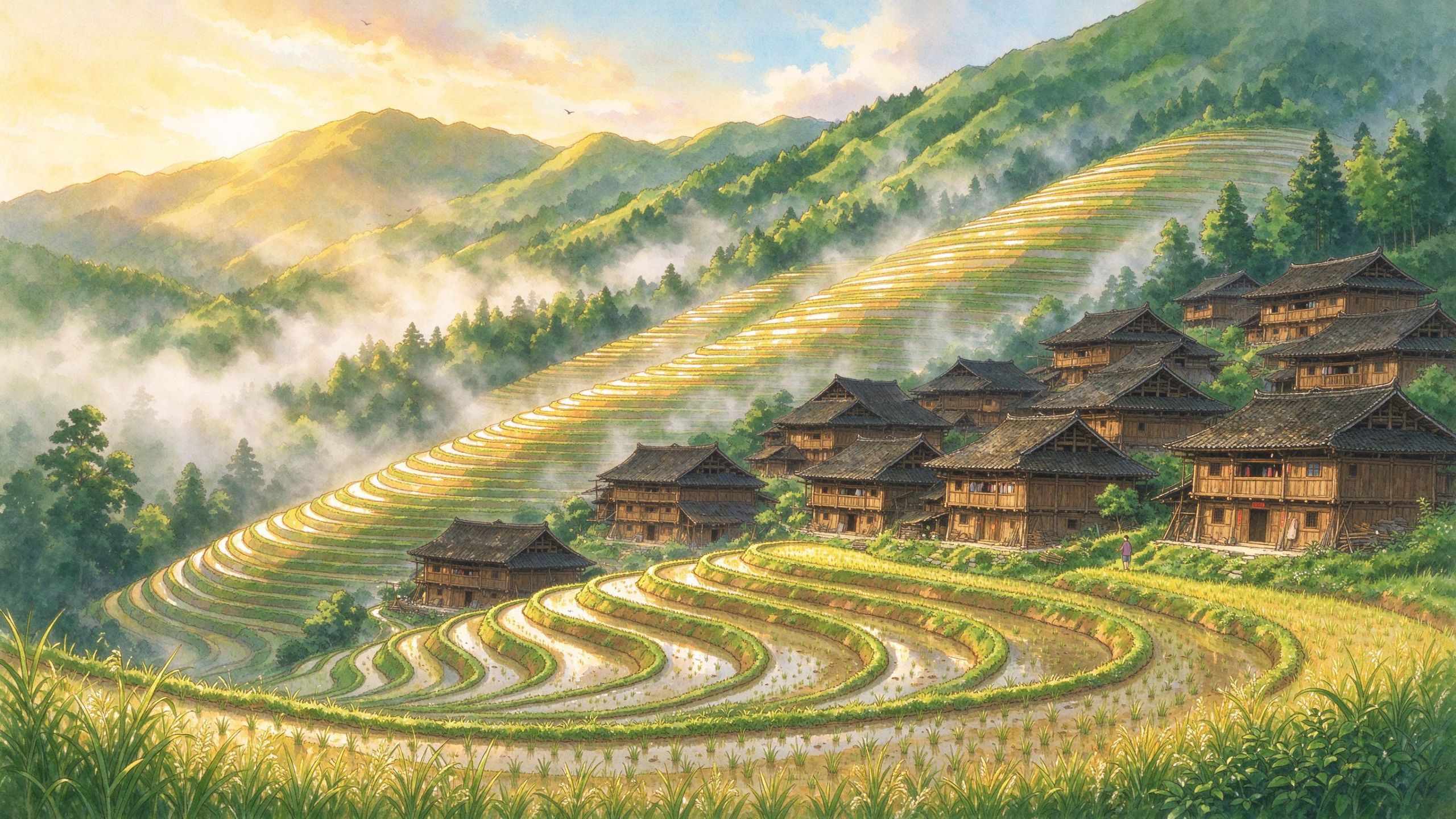 芋头古侗寨梯田