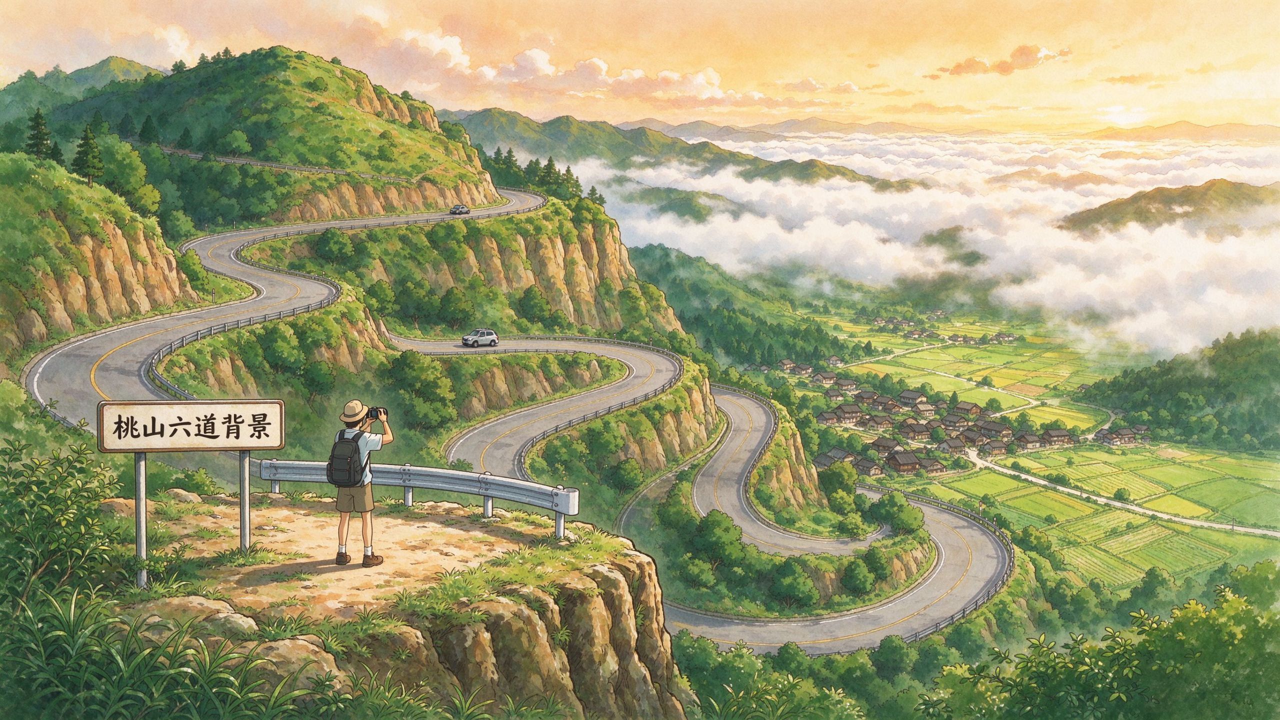 桃岭六道弯观景台
