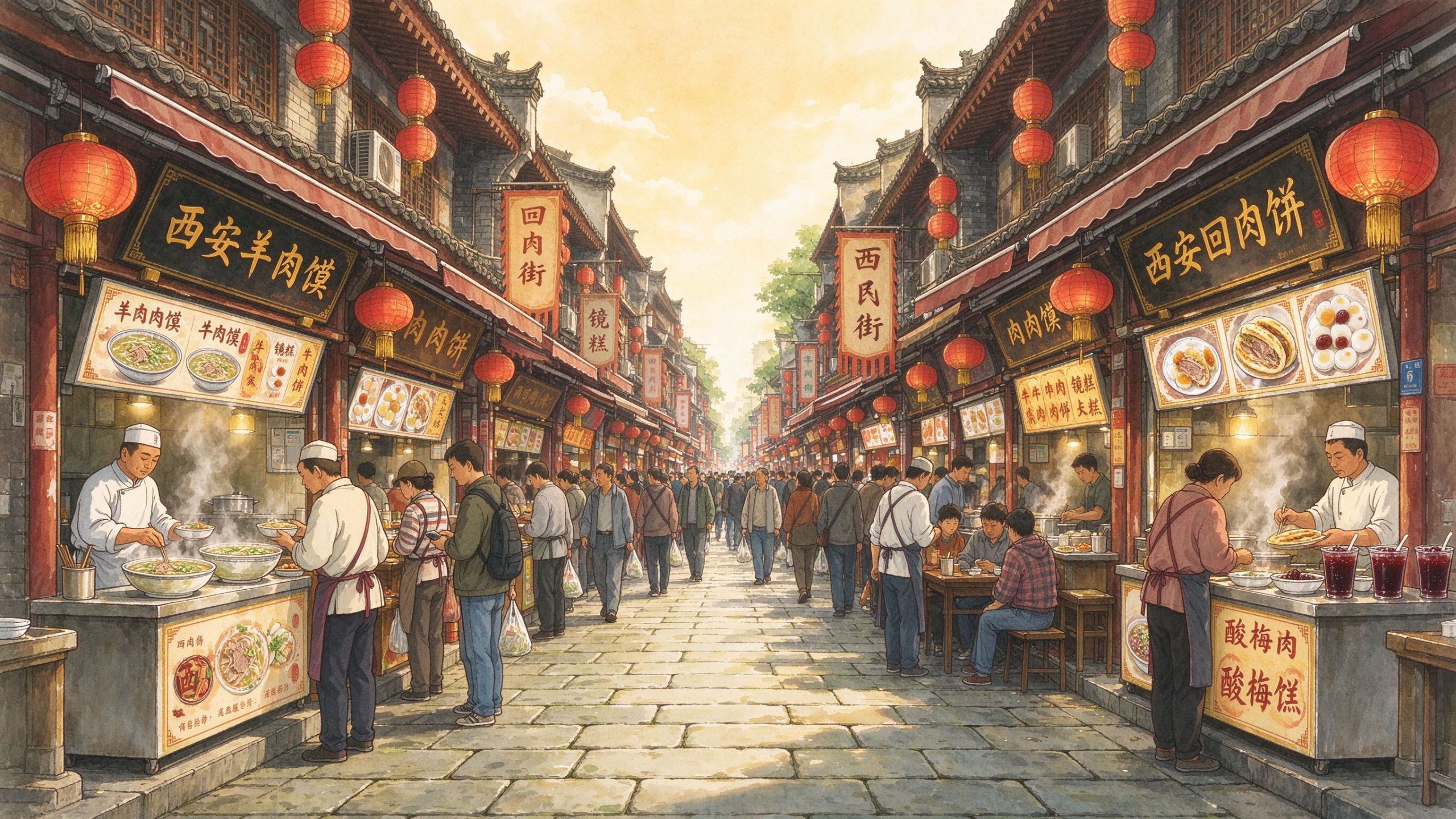 西安回民街