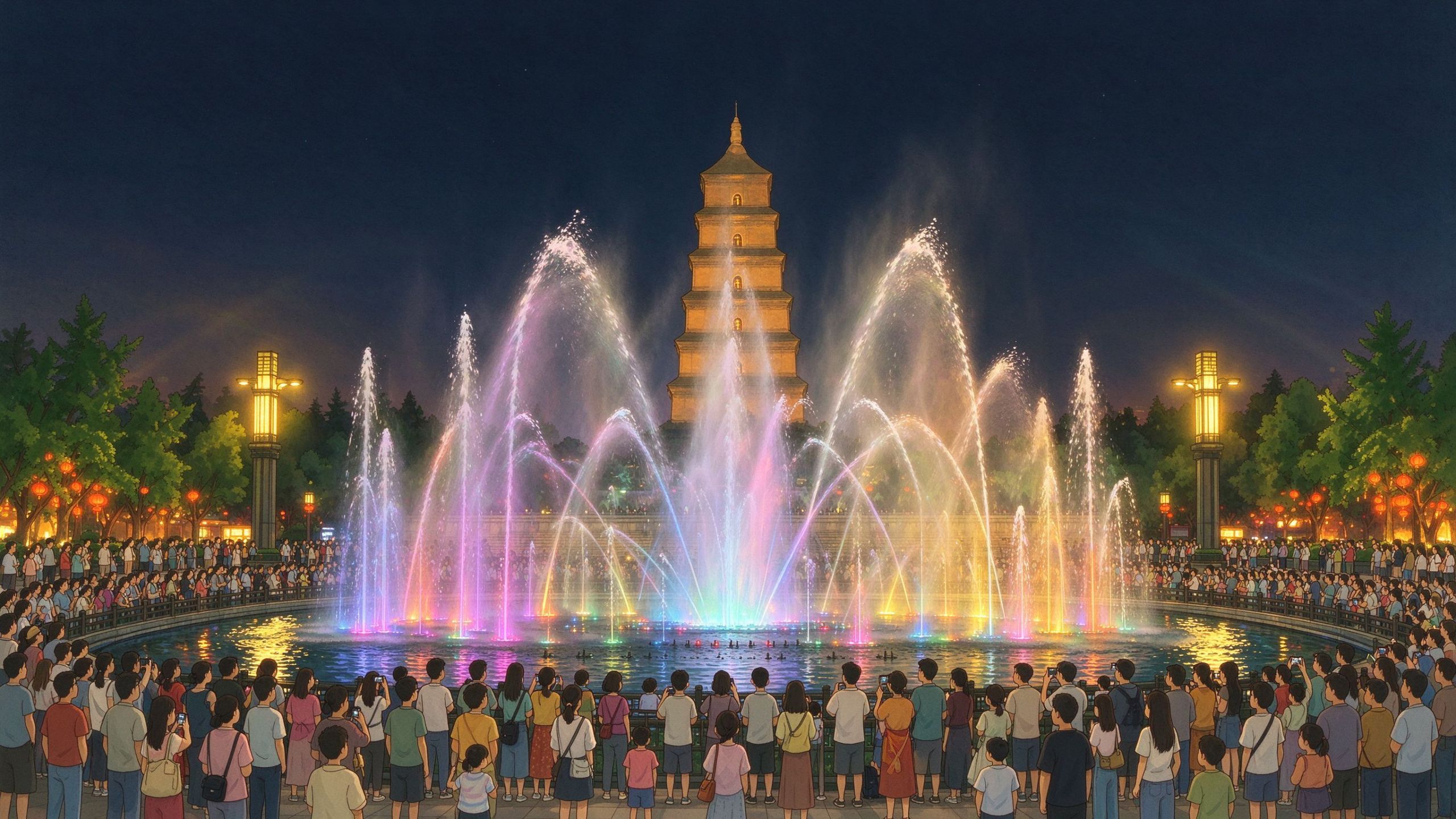 大慈恩寺大雁塔风景