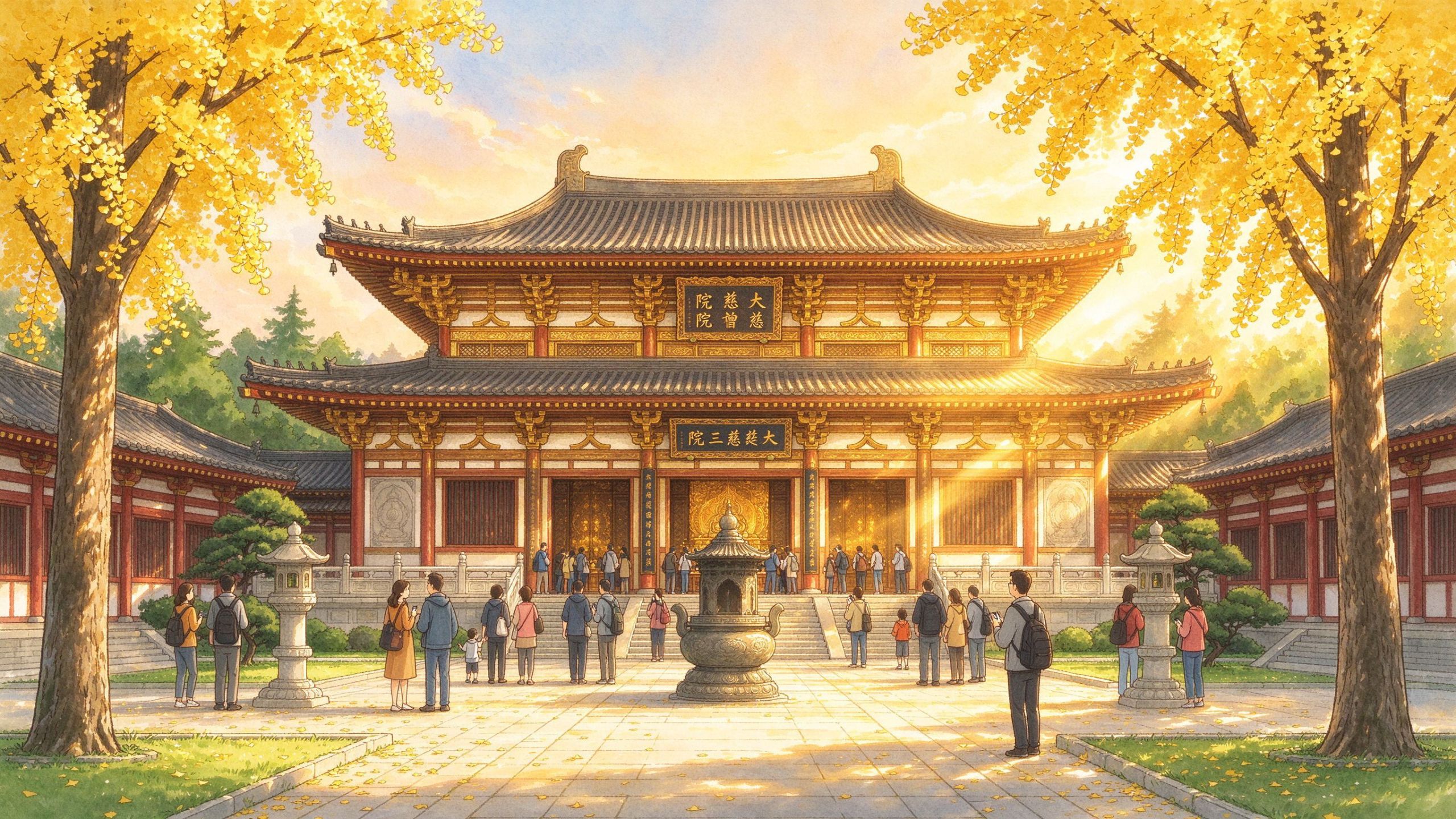 大慈恩寺大雁塔游玩