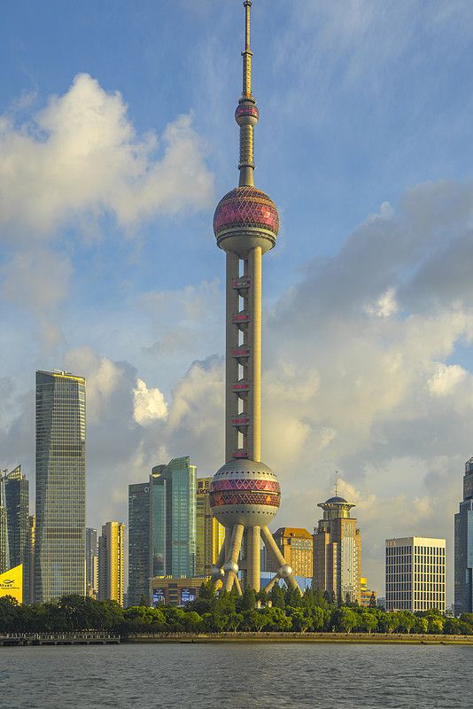 东方明珠与陆家嘴江景