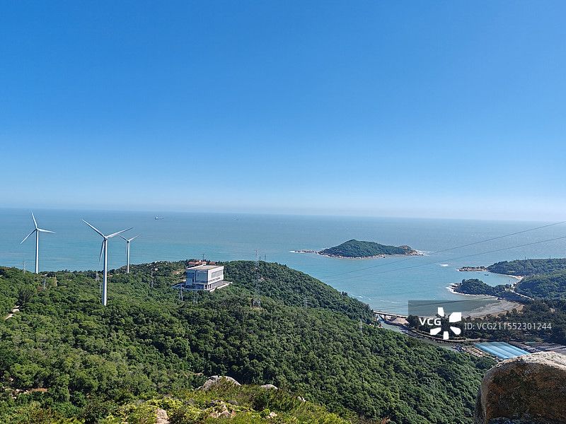 南澳岛风车与碧海