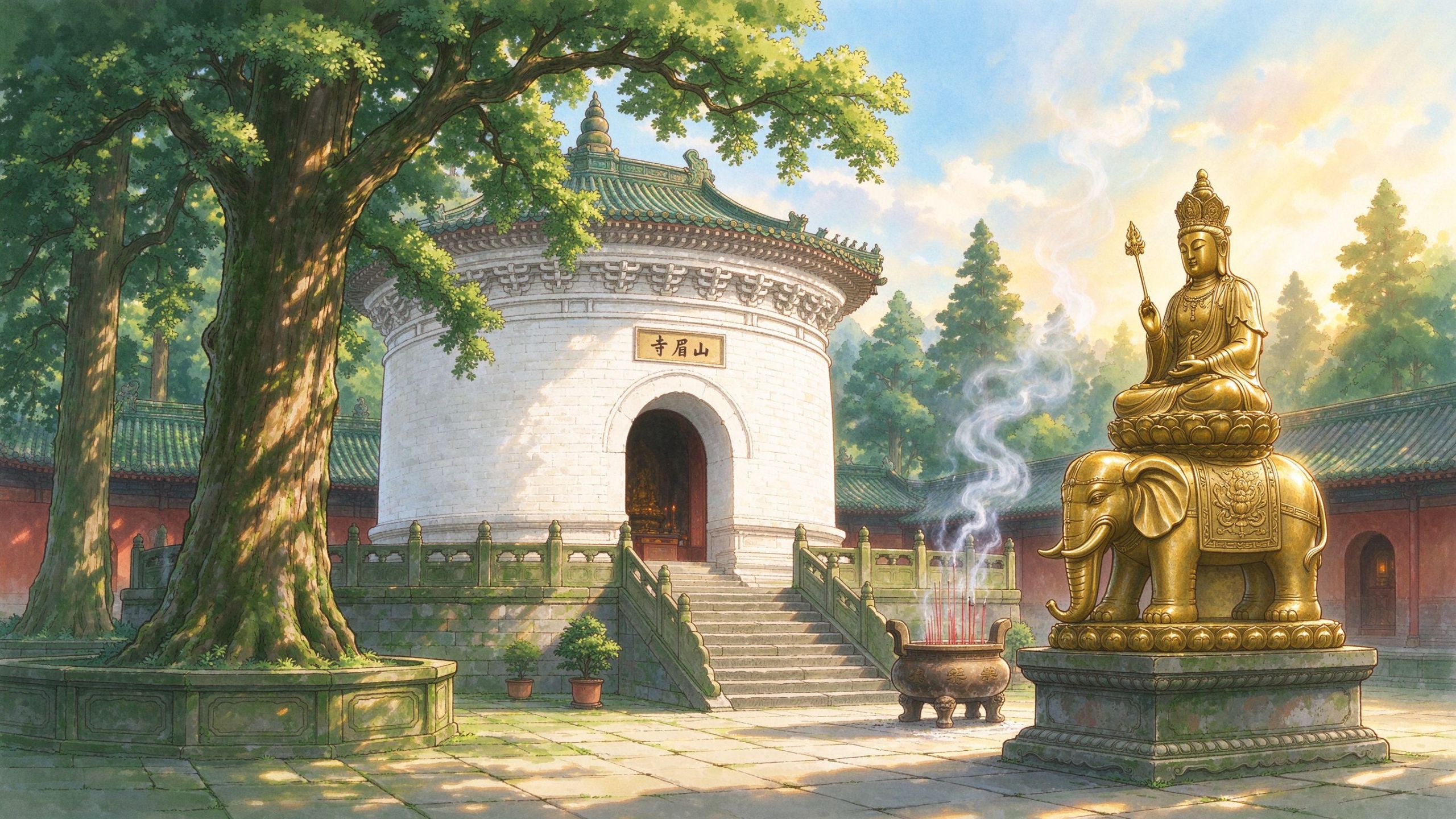峨眉山景区风景