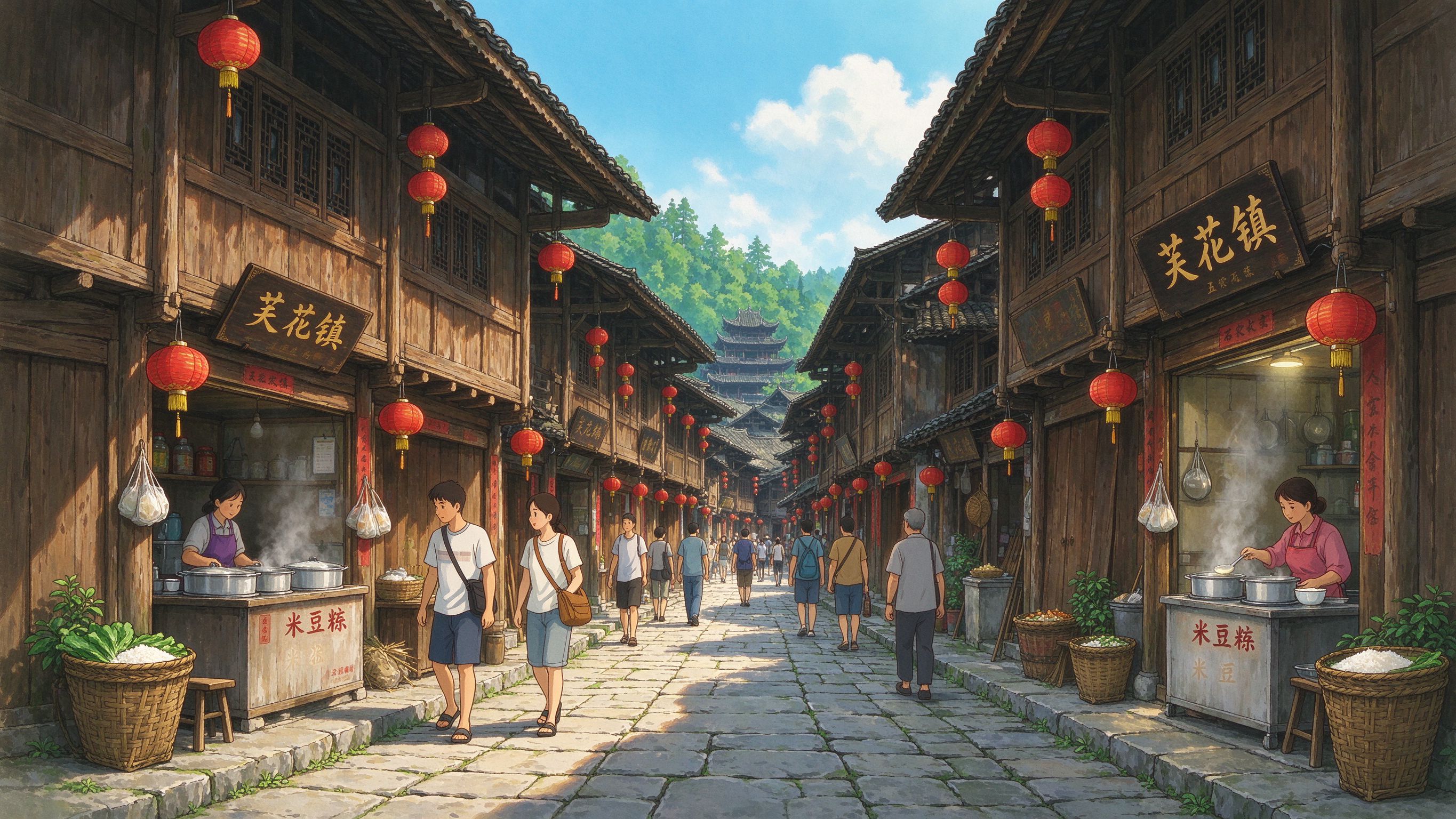 旅游插画1