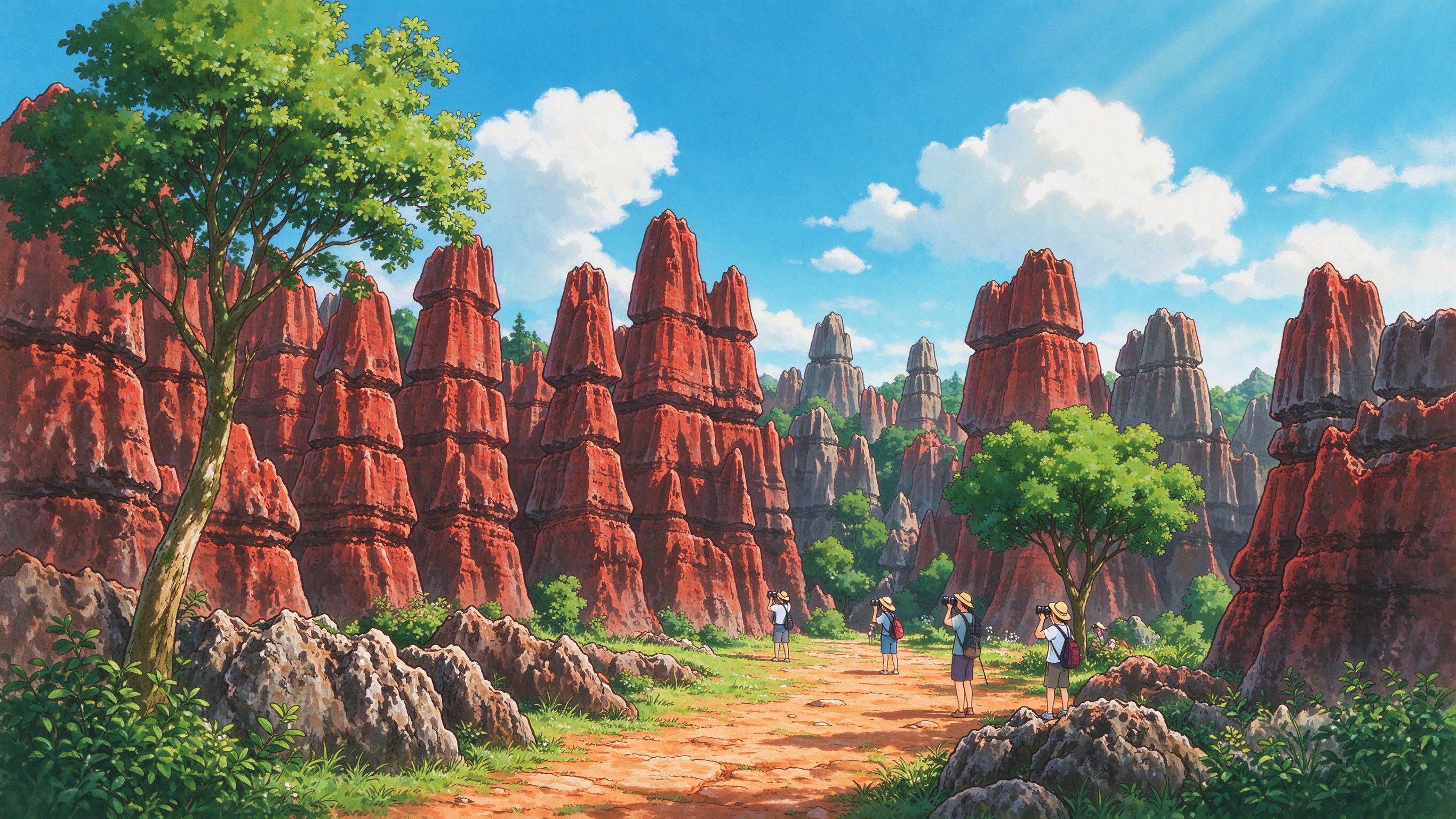 旅游插画1