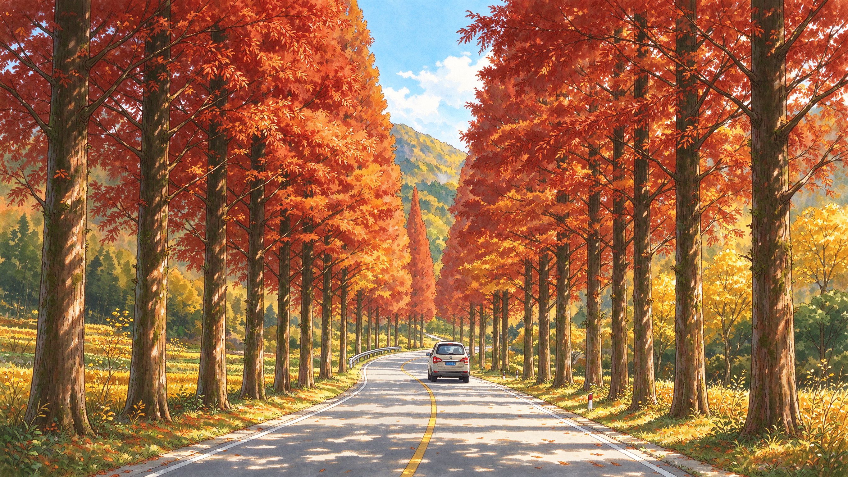 旅游插画1