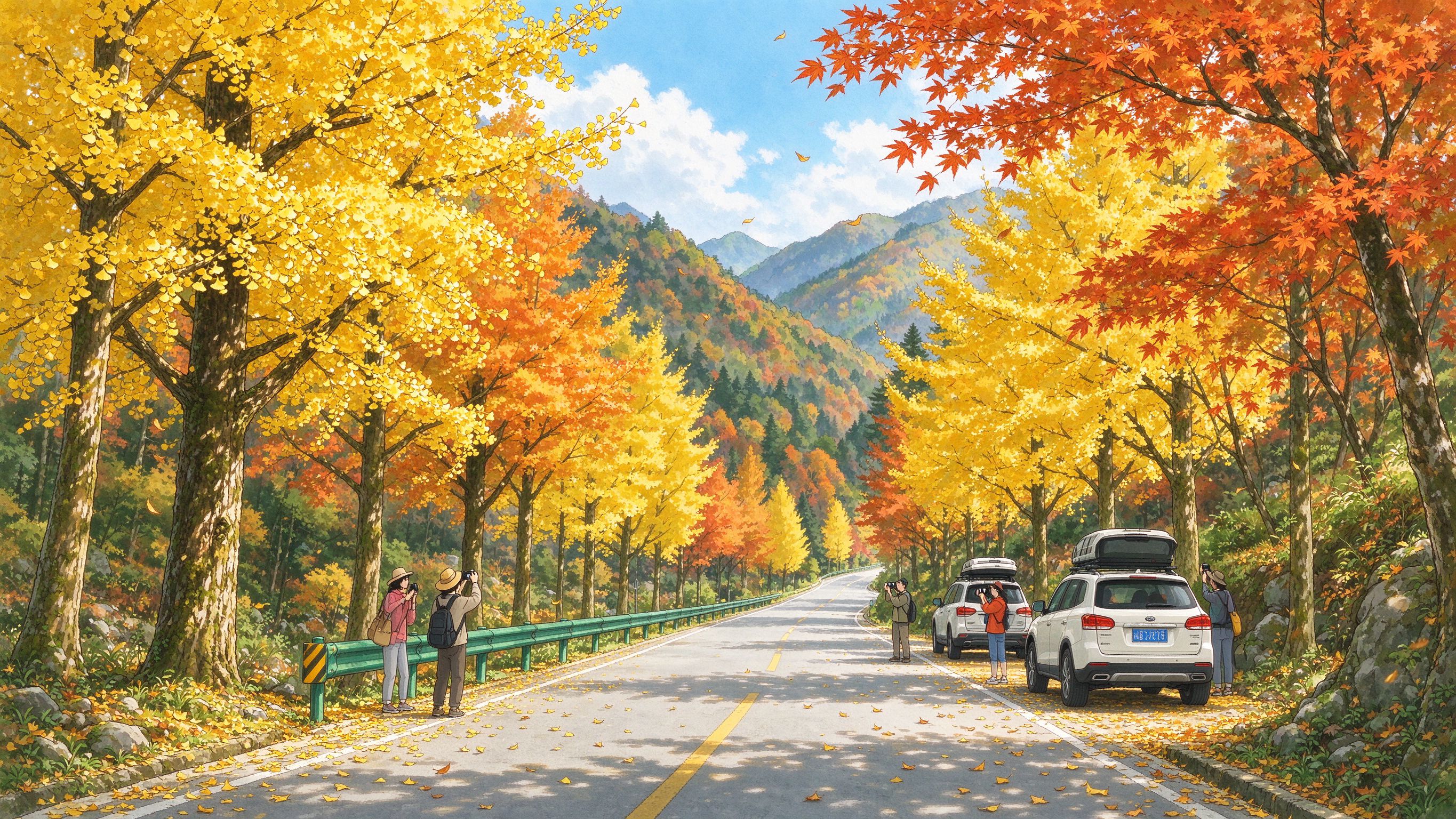 旅游插画2