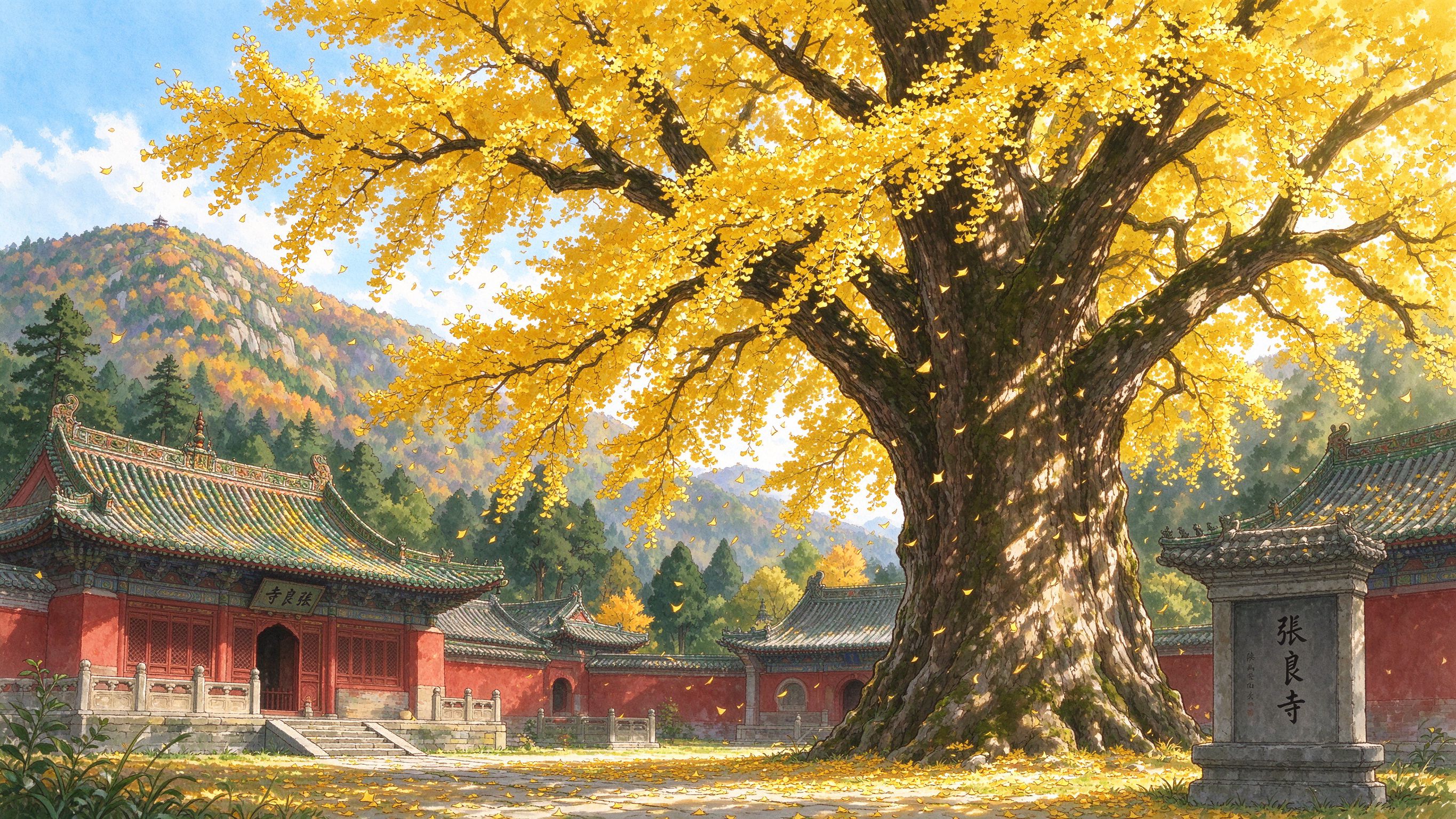 旅游插画1