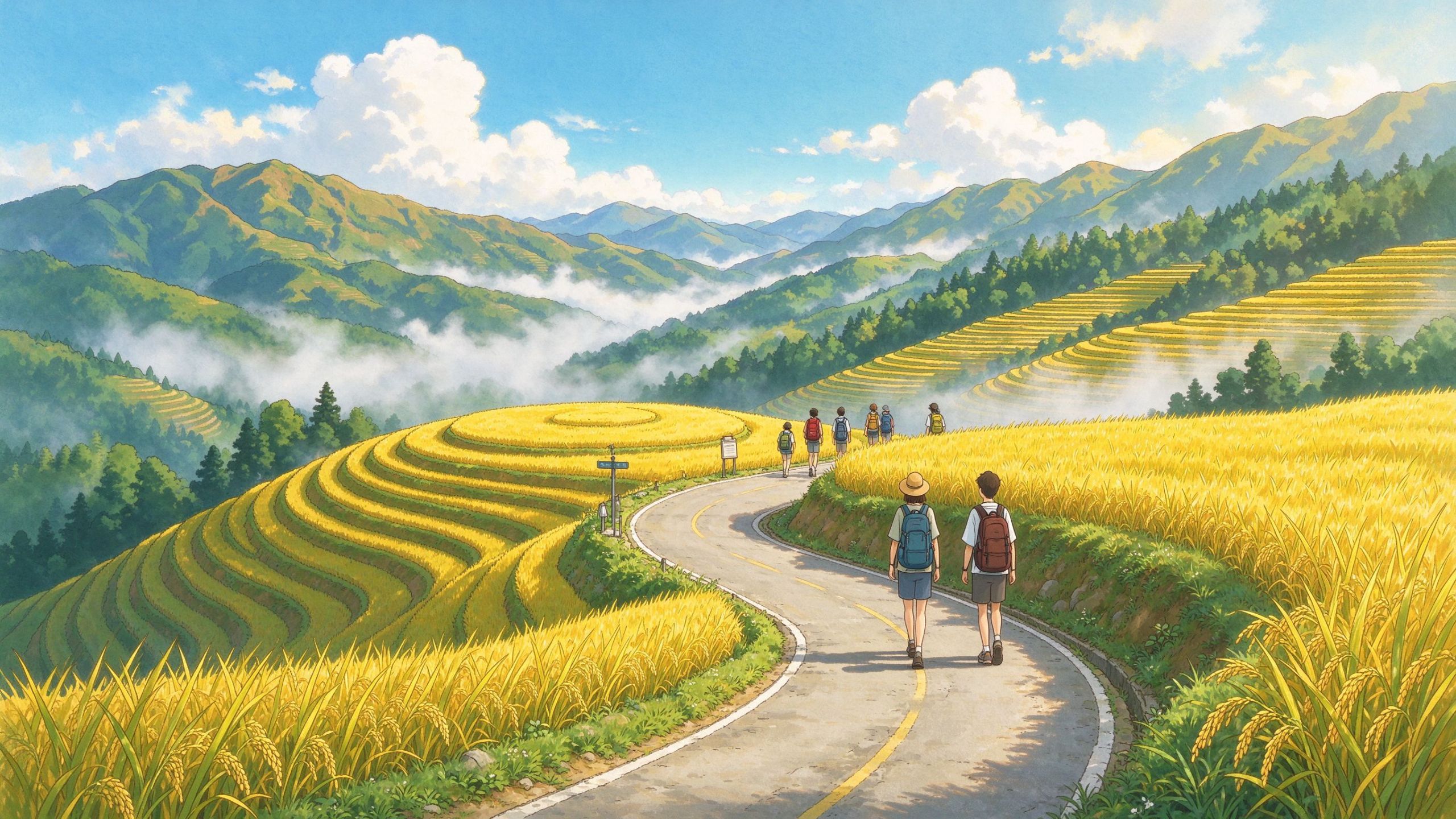 龙脊梯田景区实景