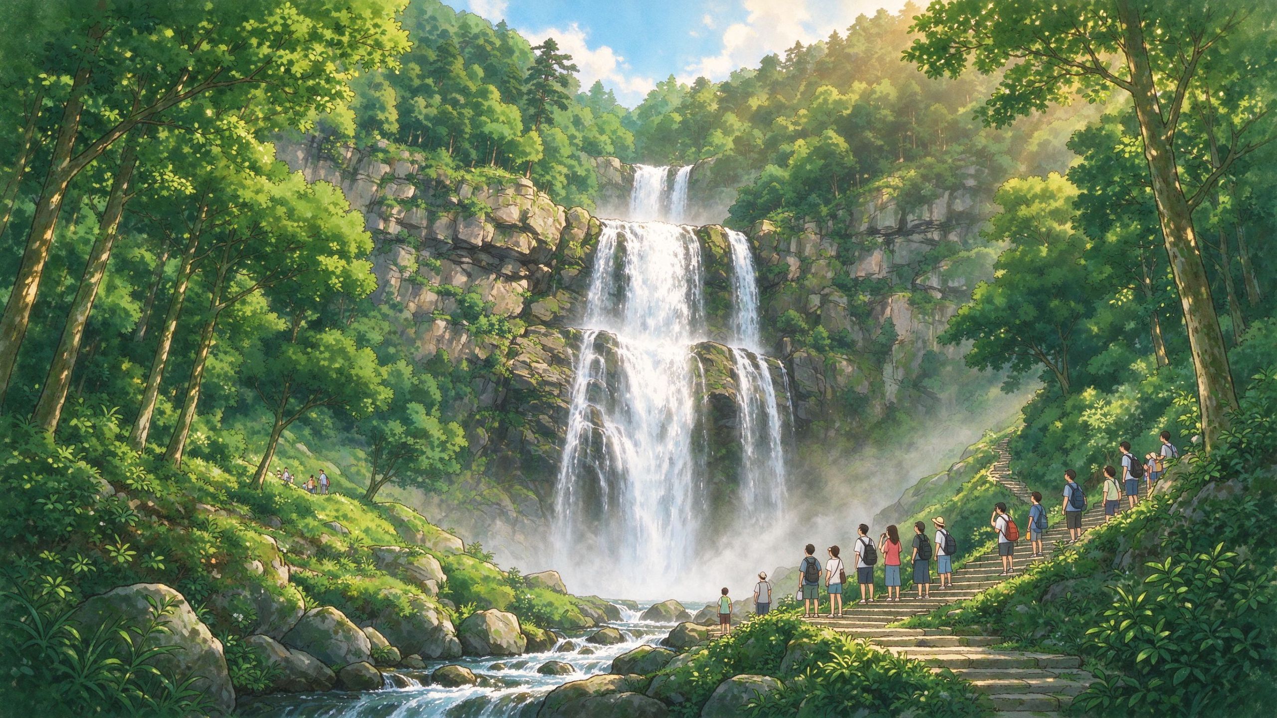 庐山风景区实景