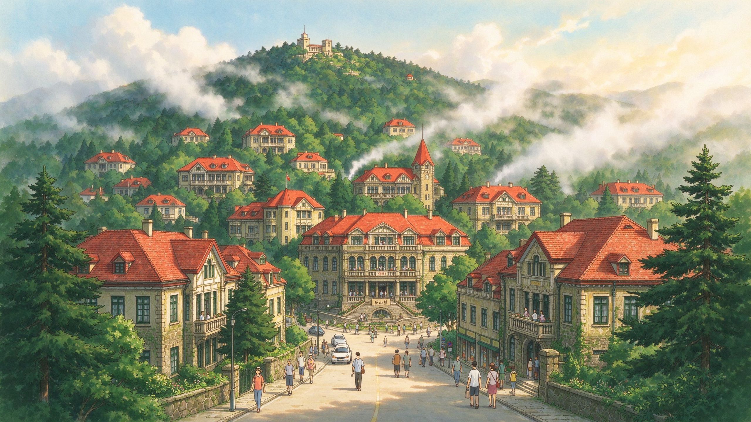 庐山风景区风景