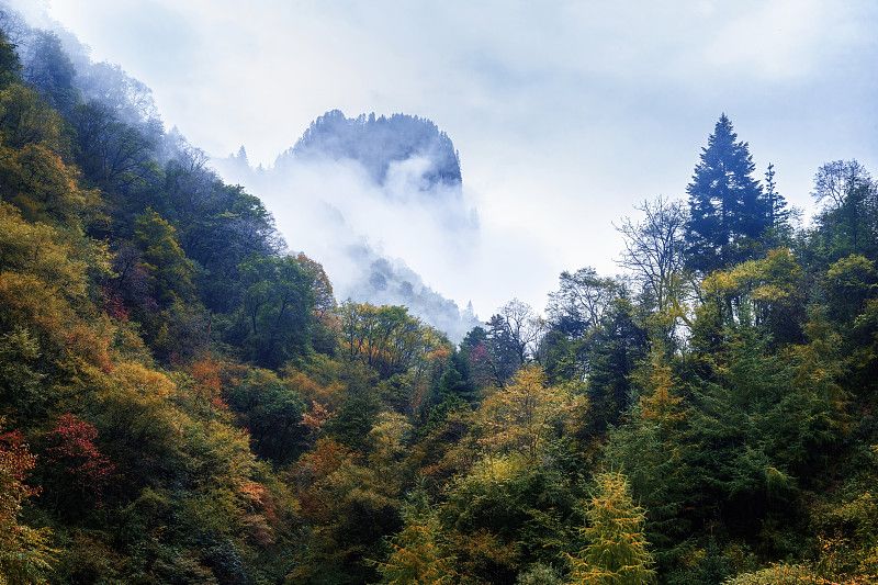 官鹅沟旅游实景5