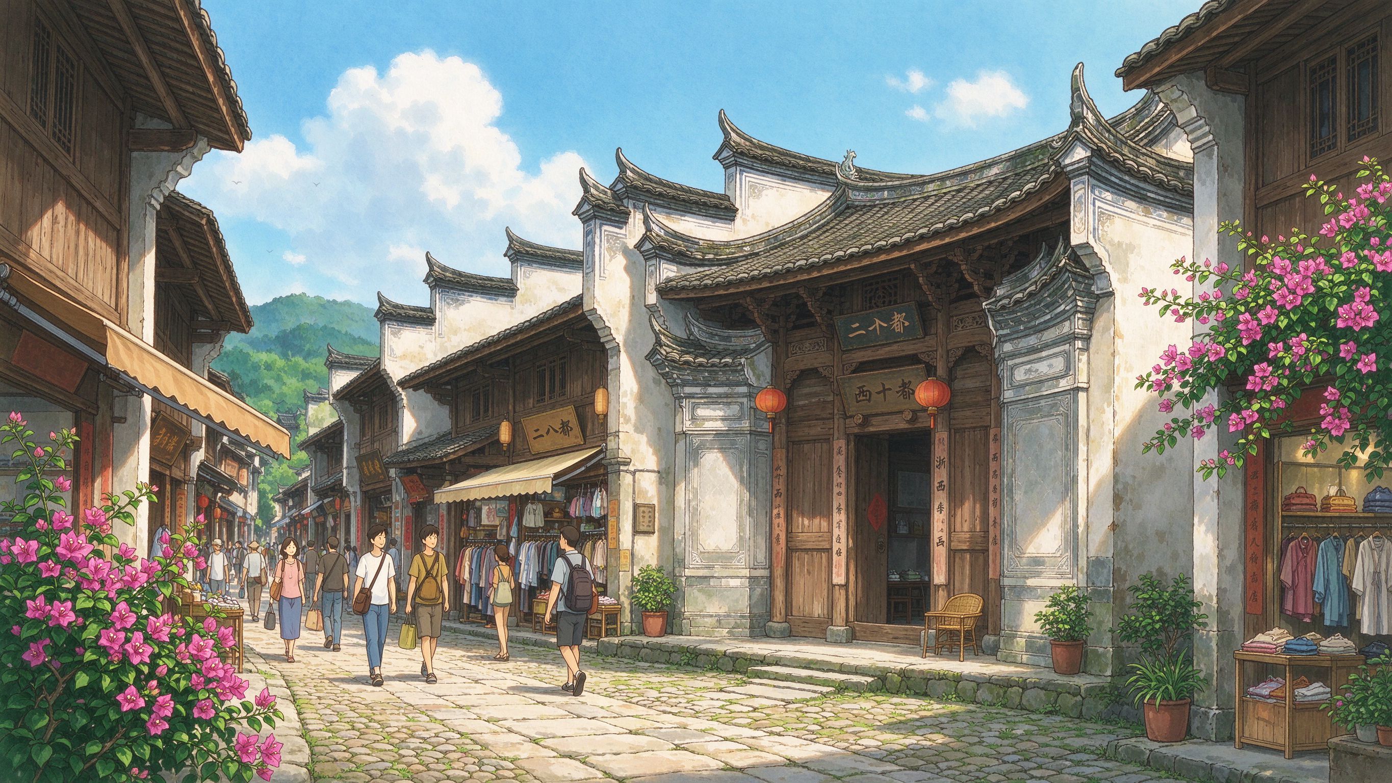 旅游插画2