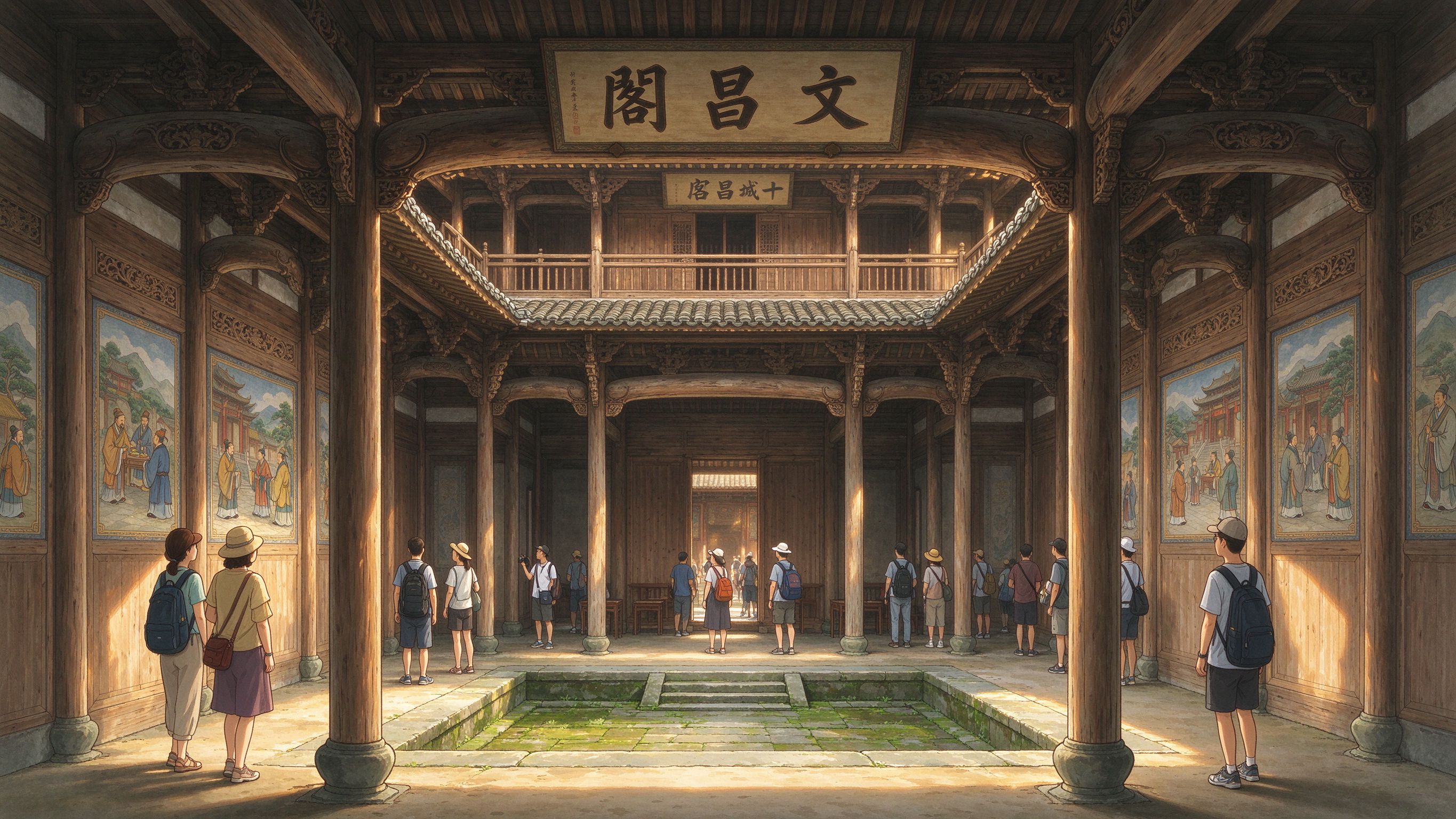 旅游插画1