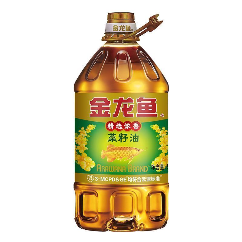 金龙鱼浓香菜籽油5L实测:家用炒菜香场景