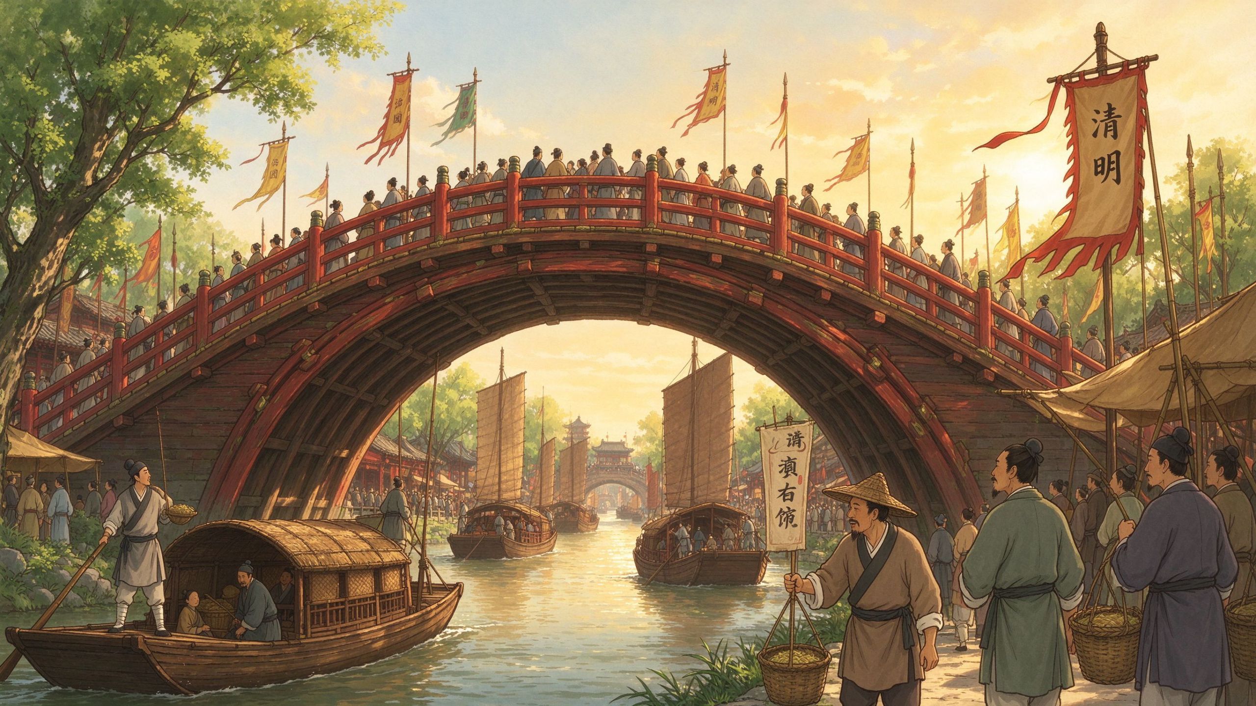 清明上河园实景