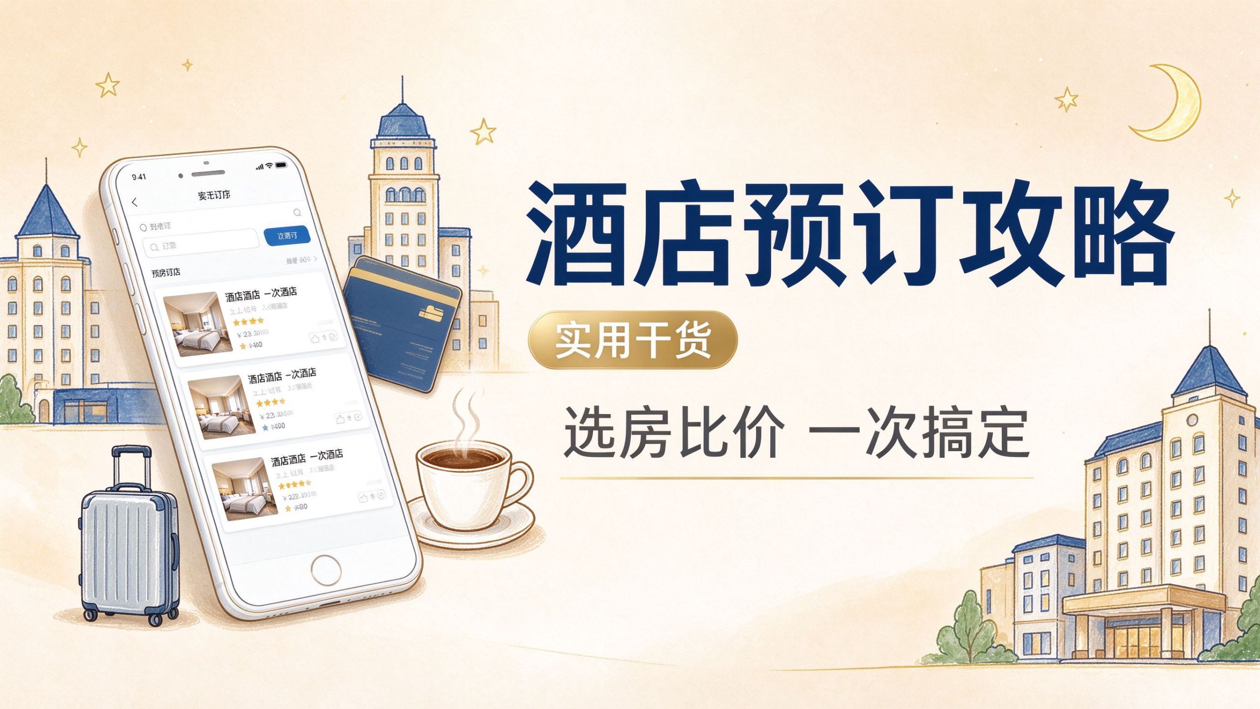酒店预订攻略