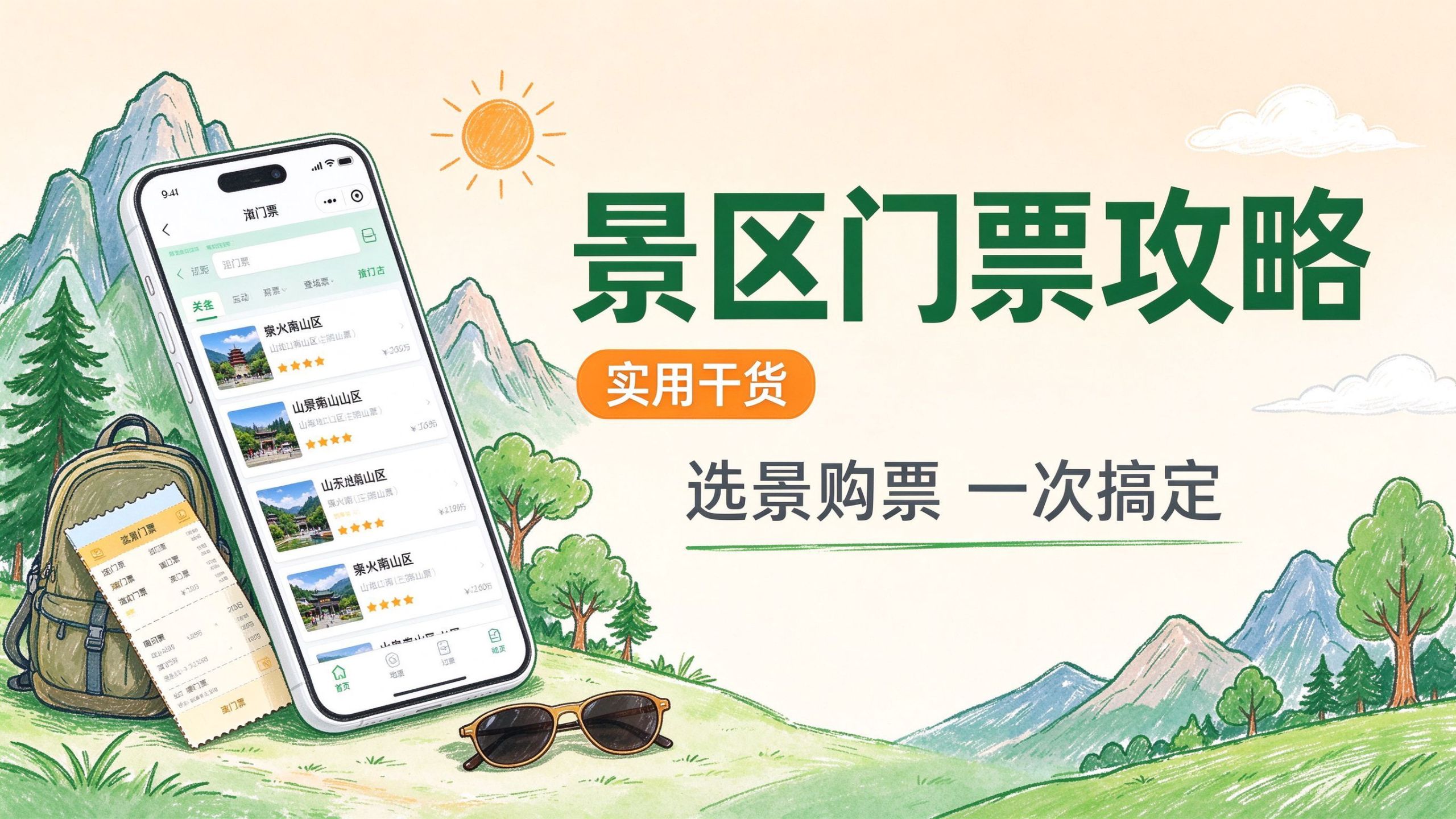 景区门票购买攻略