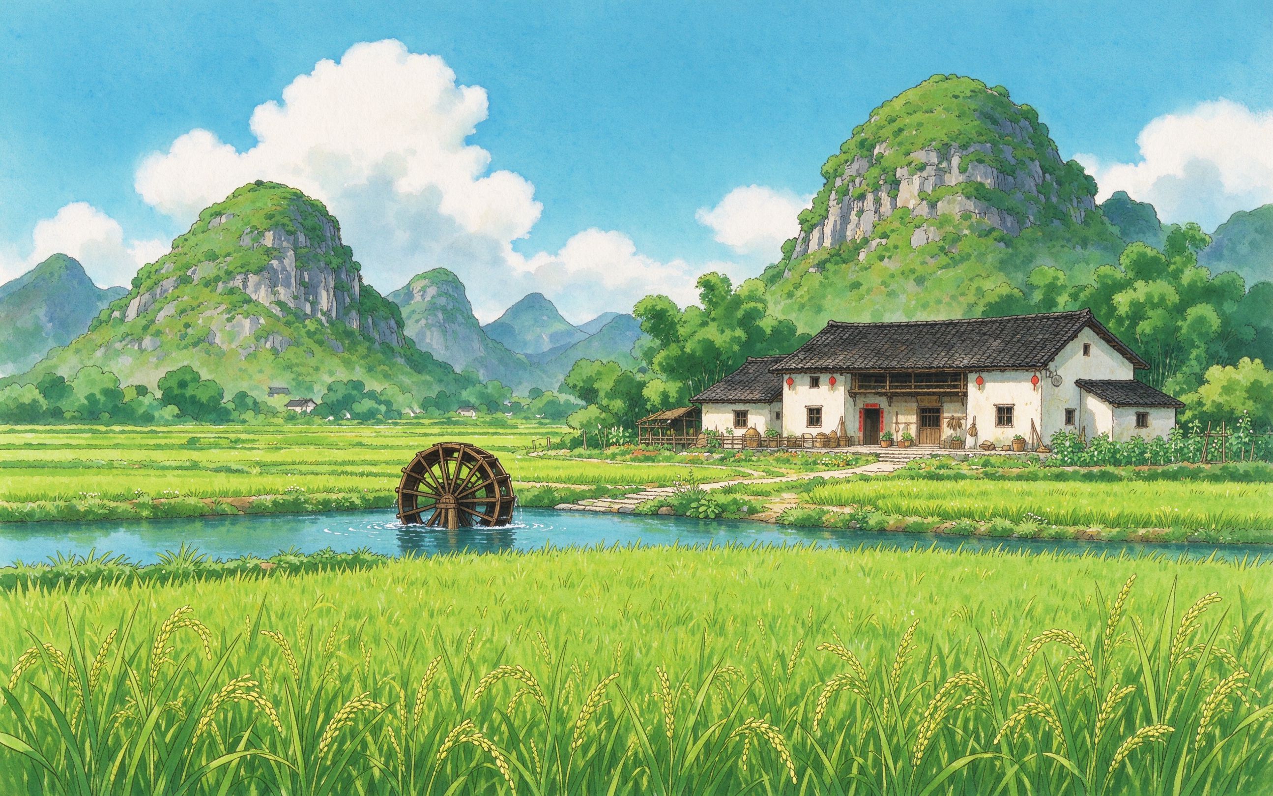 遇龙河田园