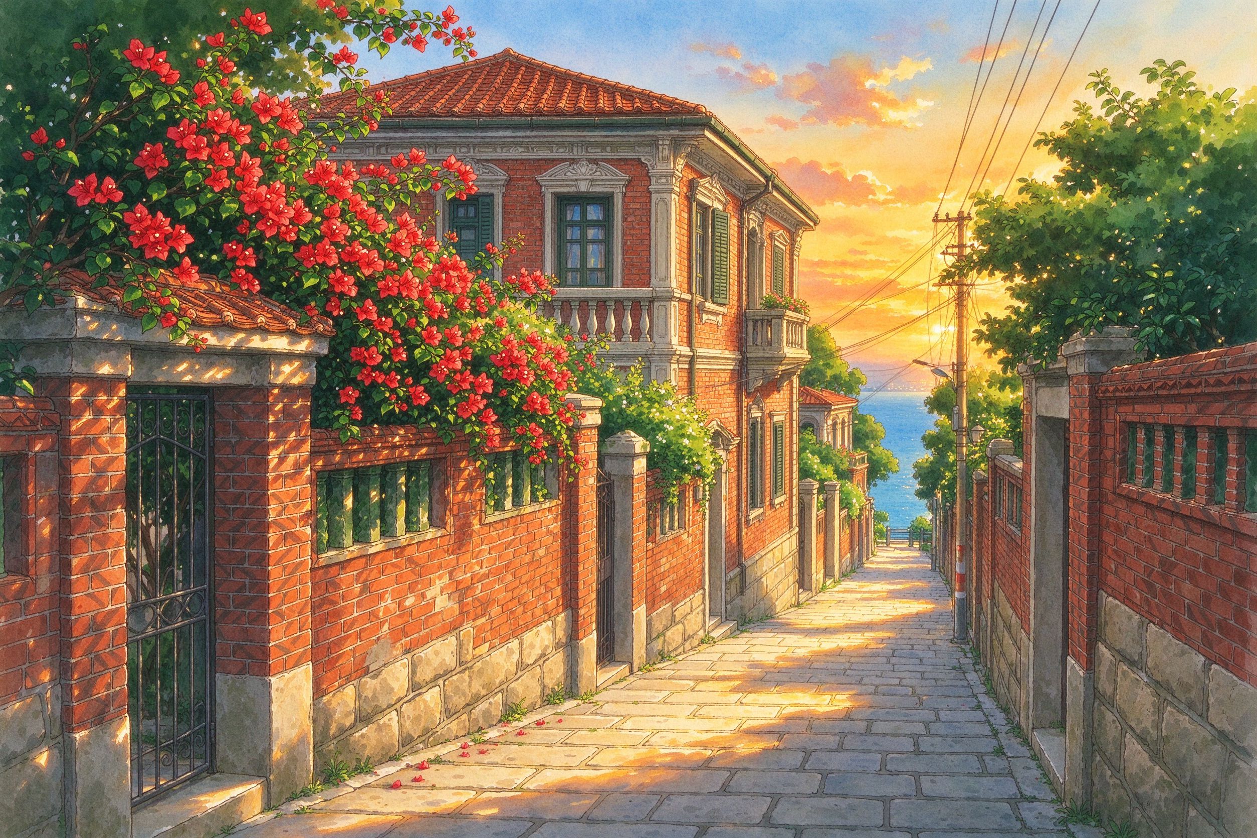 厦门旅行插画