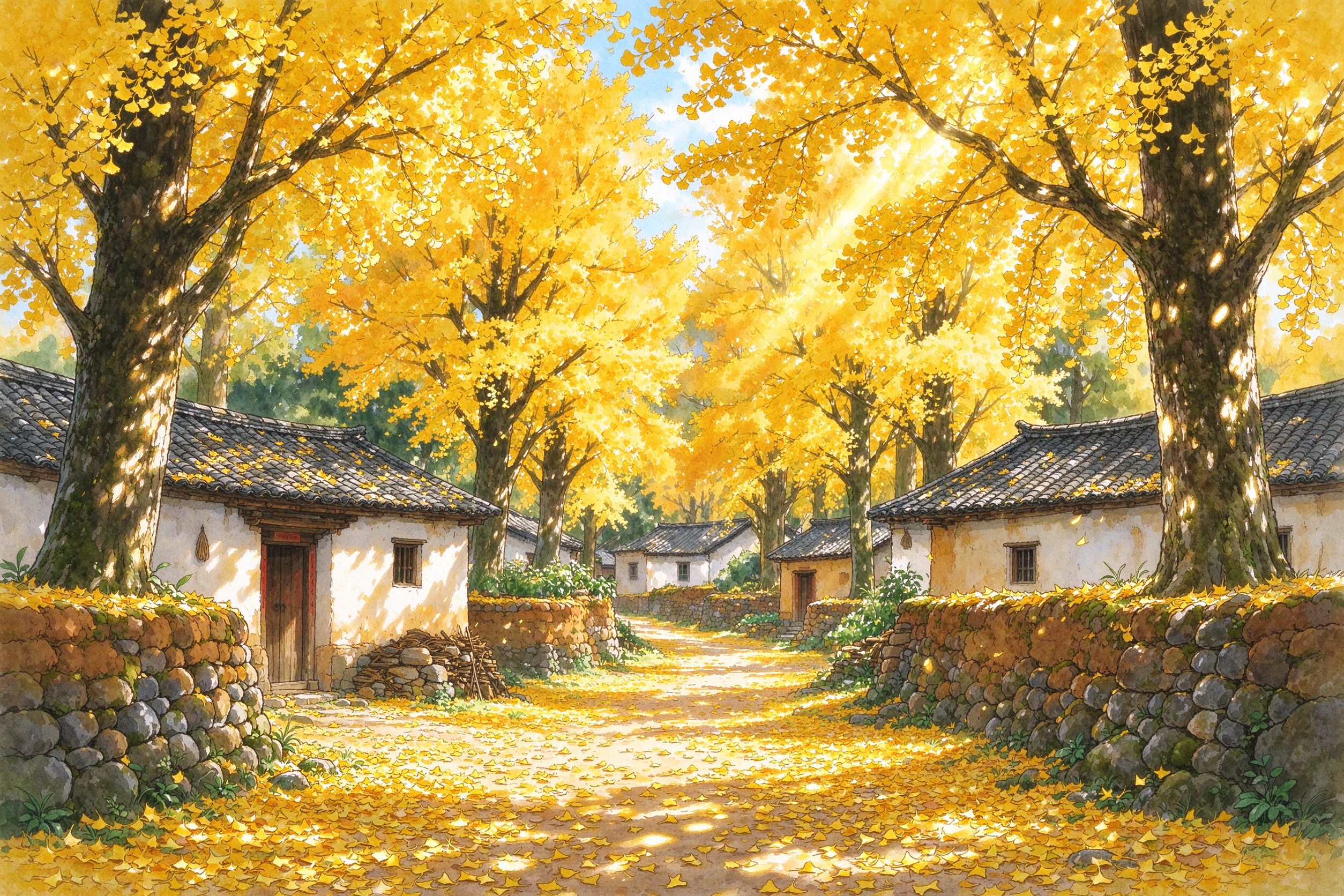 腾冲旅行插画