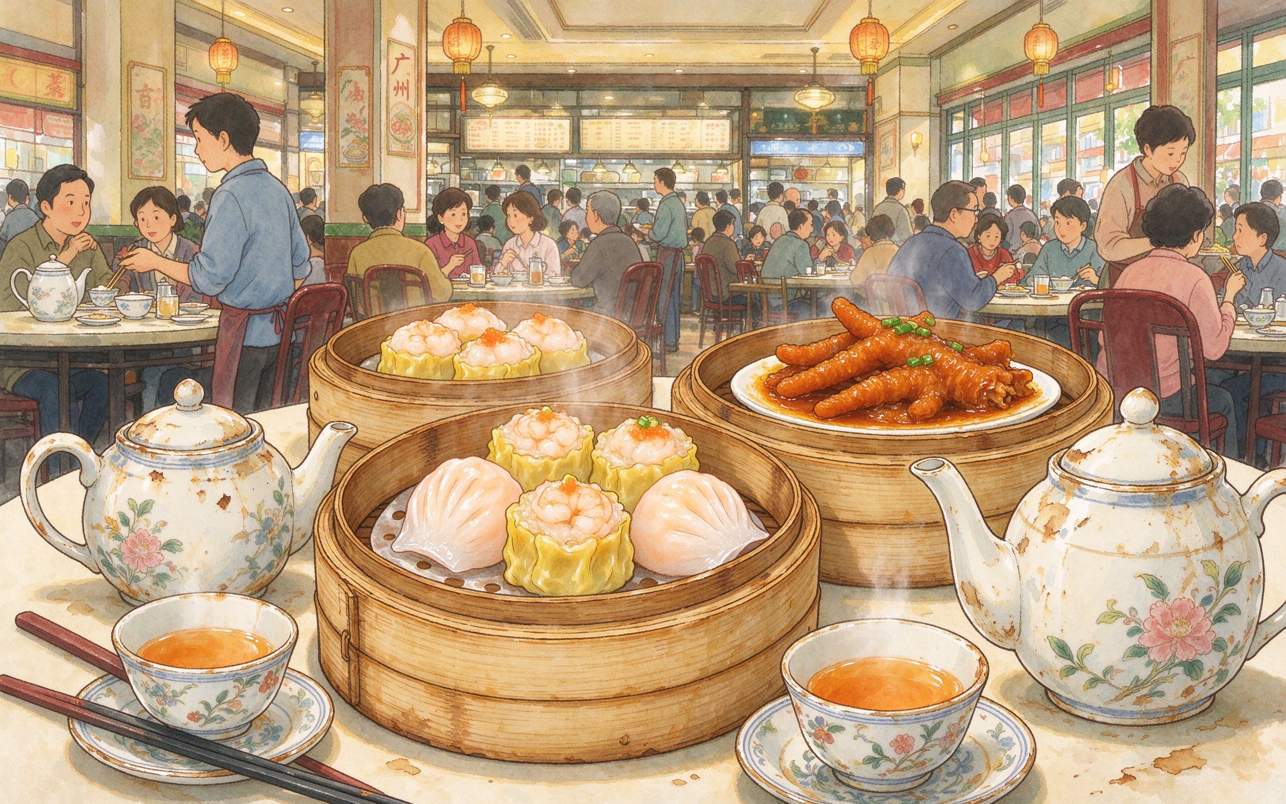 广州早茶点心
