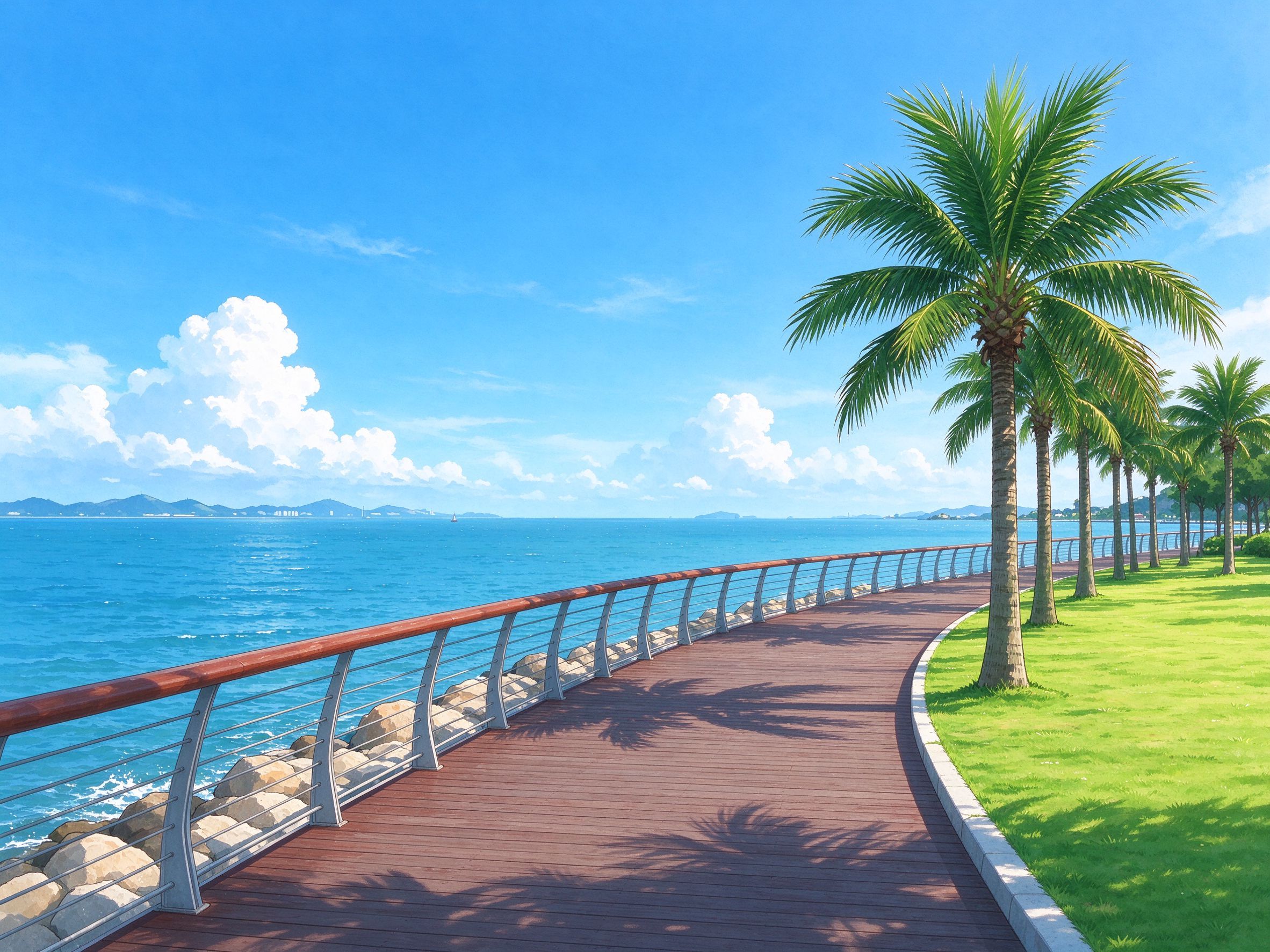 厦门环岛路海边栈道