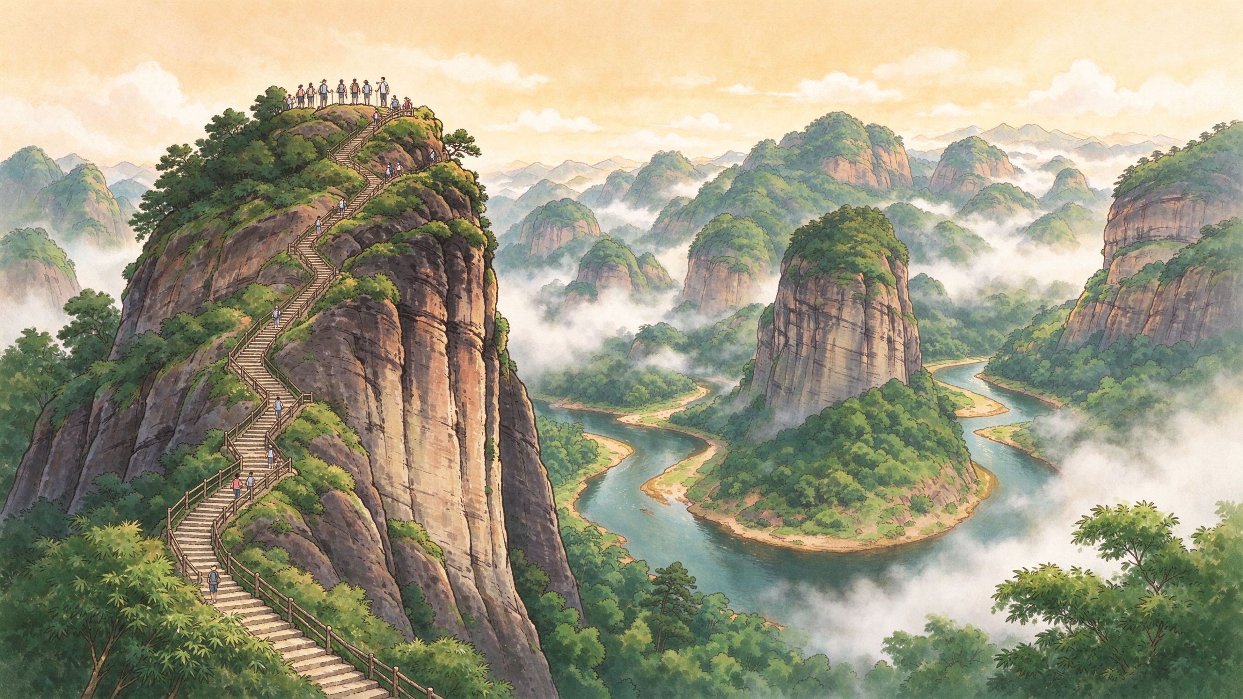 武夷山风景区实景