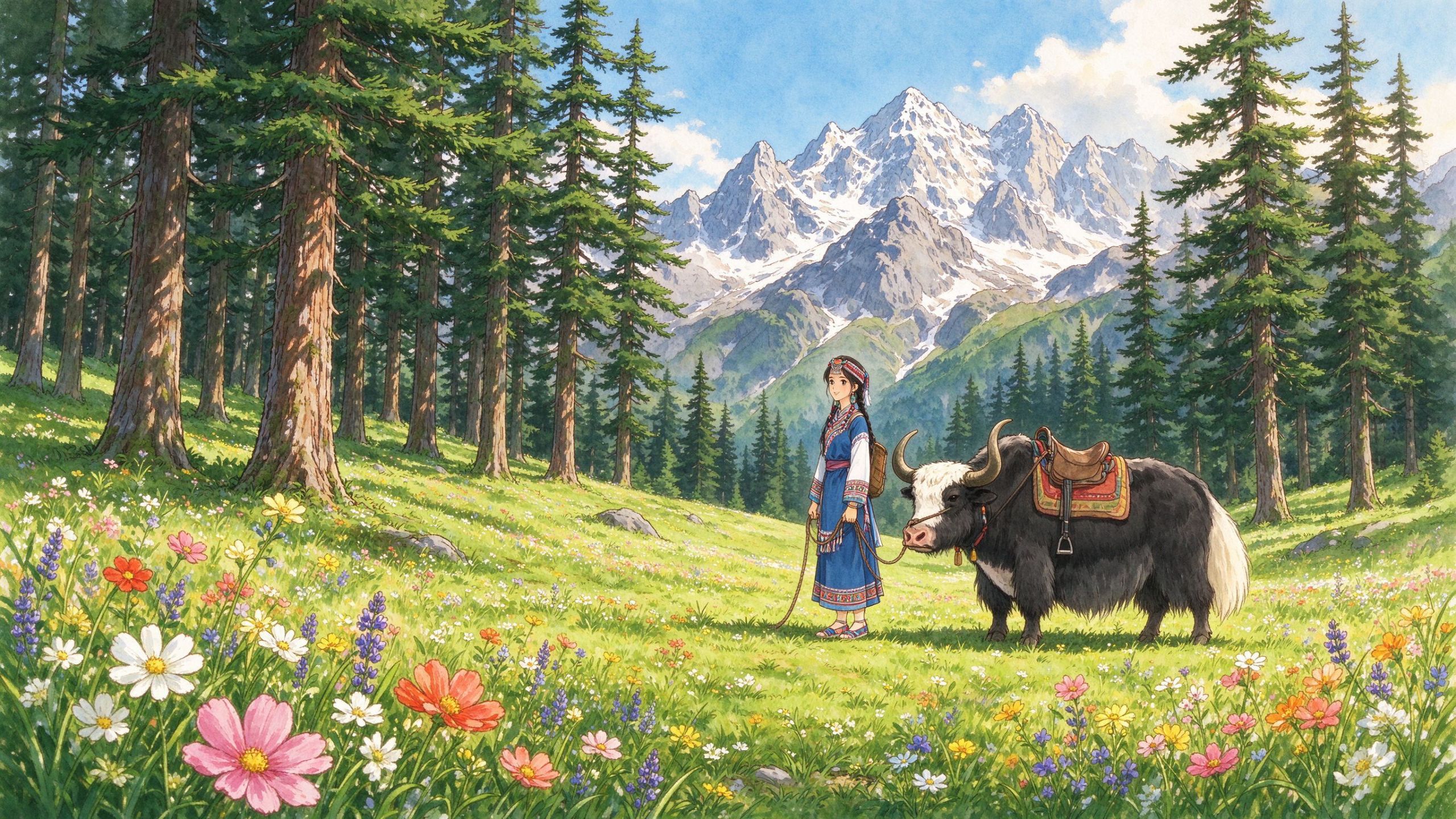 玉龙雪山景区风景