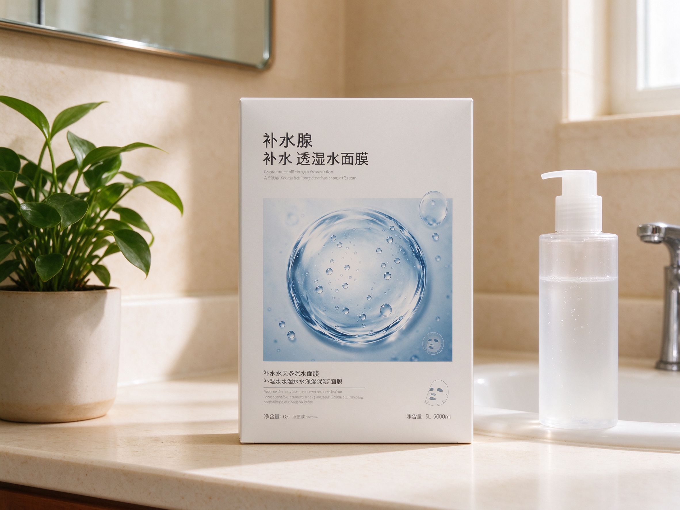 自然堂补水面膜