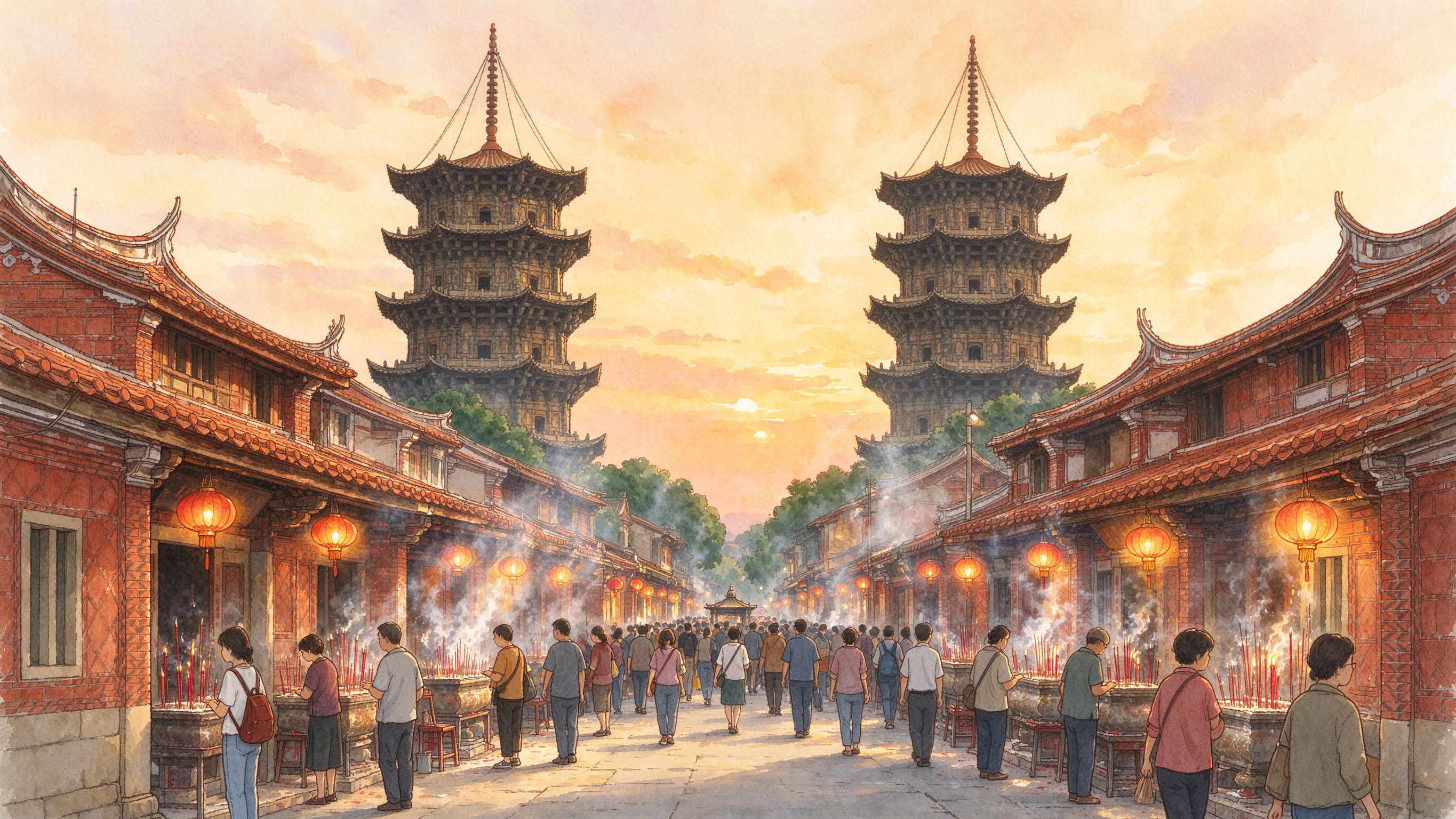 泉州西街开元寺东西塔