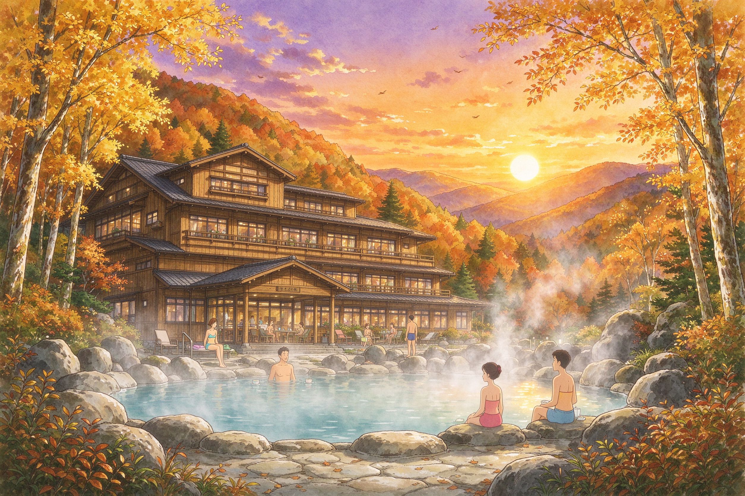 山间温泉度假酒店